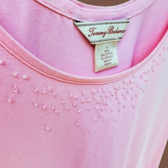 Tommy Bahama Beaded Embroidered Barbie Tank Top 🌸Host Pick🌸 - Picture 11 of 12